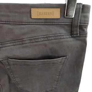 Blank NYC zipper ankle gray-green pants size 28